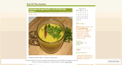 Desktop Screenshot of outofthegarden.wordpress.com