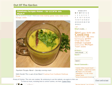 Tablet Screenshot of outofthegarden.wordpress.com
