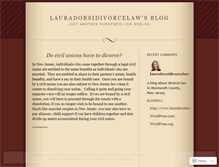 Tablet Screenshot of lauradorsidivorcelaw.wordpress.com