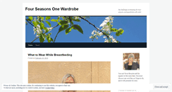 Desktop Screenshot of fourseasonsonewardrobe.wordpress.com