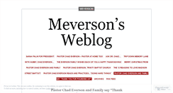 Desktop Screenshot of meverson.wordpress.com