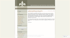 Desktop Screenshot of brideshead.wordpress.com