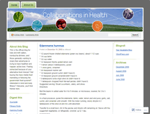 Tablet Screenshot of collaborationsinhealth.wordpress.com