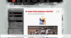 Desktop Screenshot of golcuktaekwondo.wordpress.com