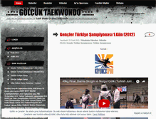 Tablet Screenshot of golcuktaekwondo.wordpress.com