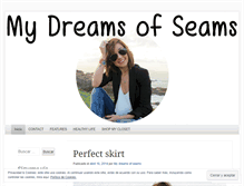 Tablet Screenshot of mydreamsofseams.wordpress.com