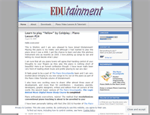 Tablet Screenshot of edutainmenteng.wordpress.com
