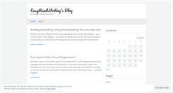 Desktop Screenshot of easyreadwriting.wordpress.com