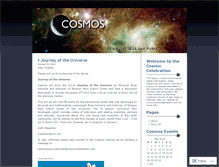 Tablet Screenshot of cosmiccelebration.wordpress.com