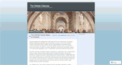 Desktop Screenshot of debategateway.wordpress.com