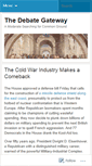 Mobile Screenshot of debategateway.wordpress.com