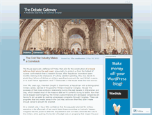 Tablet Screenshot of debategateway.wordpress.com
