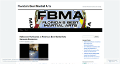 Desktop Screenshot of floridasbestmartialarts.wordpress.com