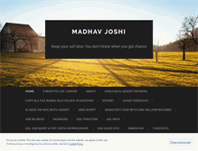 Tablet Screenshot of madhav.wordpress.com