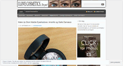 Desktop Screenshot of ilovecosmetics.wordpress.com