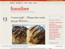 Tablet Screenshot of funnibee.wordpress.com
