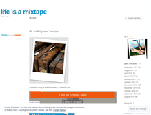Tablet Screenshot of mylifeslikeamixtape.wordpress.com