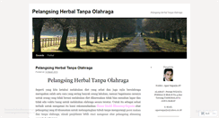 Desktop Screenshot of pelangsingherbaltanpaolahraga.wordpress.com