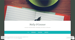 Desktop Screenshot of mollyocon.wordpress.com