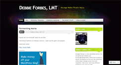 Desktop Screenshot of blackdogwellness.wordpress.com