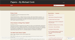 Desktop Screenshot of jmichaelconti.wordpress.com