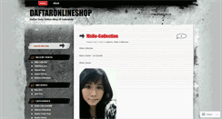 Desktop Screenshot of daftaronlineshop.wordpress.com