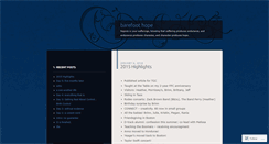 Desktop Screenshot of barefoothope.wordpress.com
