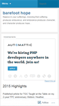Mobile Screenshot of barefoothope.wordpress.com