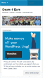 Mobile Screenshot of gears4ears.wordpress.com