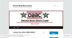 Desktop Screenshot of drivenbodybootcamp.wordpress.com