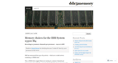 Desktop Screenshot of ddr3memory.wordpress.com