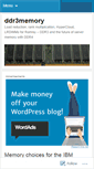 Mobile Screenshot of ddr3memory.wordpress.com