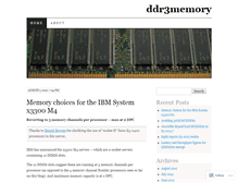 Tablet Screenshot of ddr3memory.wordpress.com