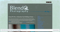 Desktop Screenshot of blendphotography.wordpress.com