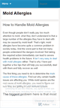 Mobile Screenshot of moldallergies79.wordpress.com