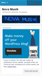 Mobile Screenshot of novamusik.wordpress.com