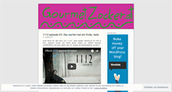 Desktop Screenshot of gourmetzocker.wordpress.com