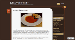 Desktop Screenshot of culinarychicblondie.wordpress.com