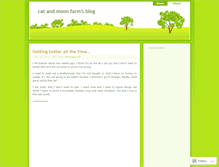 Tablet Screenshot of catandmoonfarm.wordpress.com