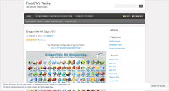 Desktop Screenshot of forestfly.wordpress.com