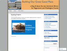 Tablet Screenshot of buildingwcfl.wordpress.com