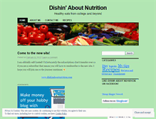 Tablet Screenshot of dishinaboutnutrition.wordpress.com