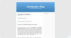 Desktop Screenshot of camokydex.wordpress.com