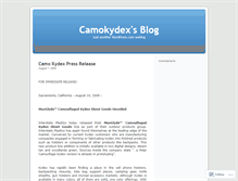 Tablet Screenshot of camokydex.wordpress.com
