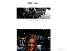 Tablet Screenshot of anorakk.wordpress.com