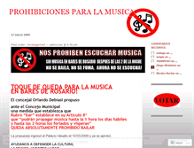 Tablet Screenshot of musicaenrosario.wordpress.com