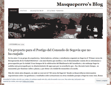 Tablet Screenshot of masqueperro.wordpress.com