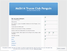 Tablet Screenshot of mosh14.wordpress.com