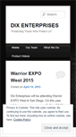 Mobile Screenshot of dixenterprises.wordpress.com