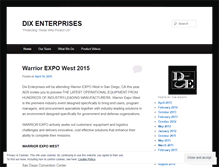 Tablet Screenshot of dixenterprises.wordpress.com